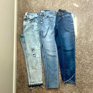 Girls jeans size 10 Lot of three great condition